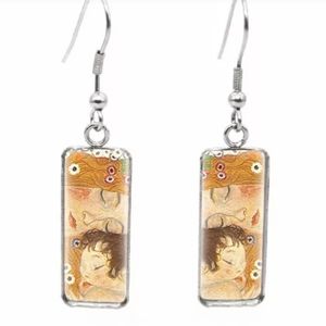 New Klimt dangle earrings.